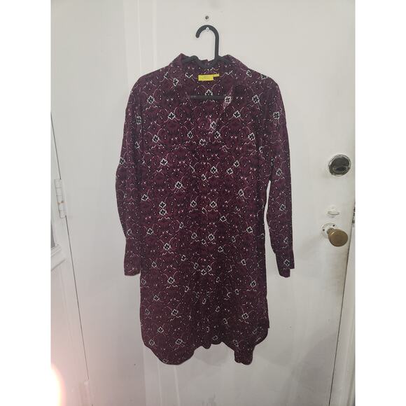 Roller Rabbit Roberta shirt dress S silk blend - Picture 1 of 3